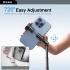 RTAKO RZP001-AB226 Selfie Stick with Tripod and Self-expanding Legs, 720° Rotation, 1.7m with smart design - Black